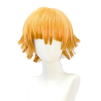 Amazon.co.jp: 我妻 善逸 ウィッグ コスプレ用 かつら 耐熱